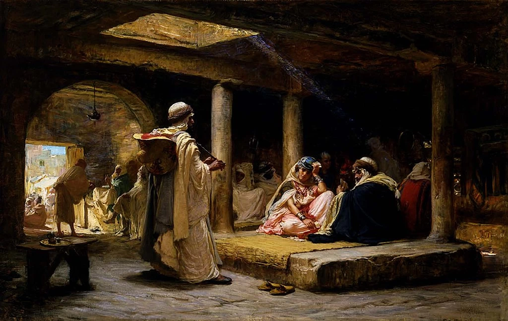 Caffè a Biskra, Algeria - Smithsonian American Art Museum